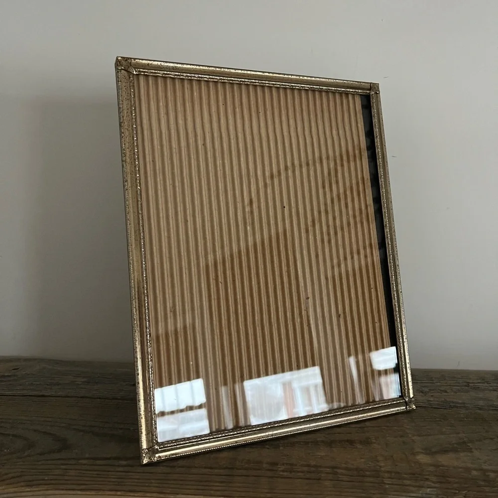 Vintage Gold Metal Photo Frame